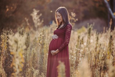 Fall Maternity: outdoor Photos