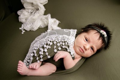 Boho Newborn Photography: Olive and Lace
