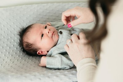Baby Boy : In Home Newborn Photos