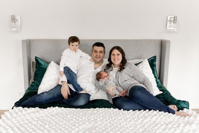 New baby in the Family : In Home Newborn Photos