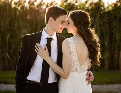 Golden Hour Couple: Wedding Portraits