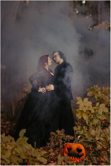 Spooky Woods: Engagement Photos