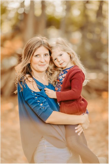 Mother and Daughter: Fall Family Photos