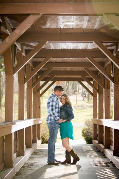 Engagement Portraits: Covered Bridge