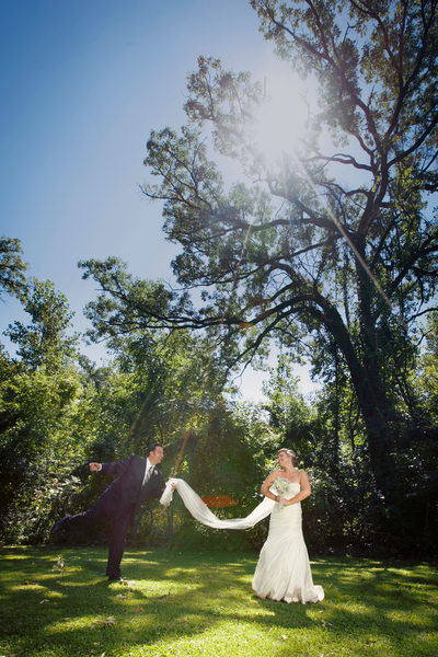 Silly Wedding Photos: The Grove at Redfield Estates