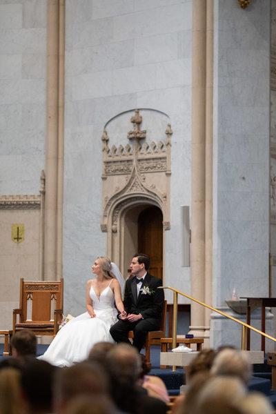 Bride and Groom: Church of the Gesu Milwaukee