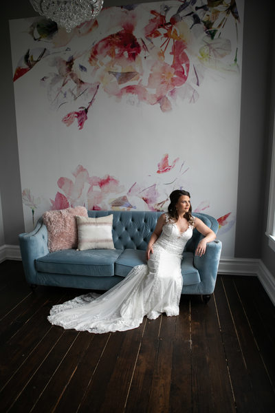 Bride on Blue Couch: The Covenant