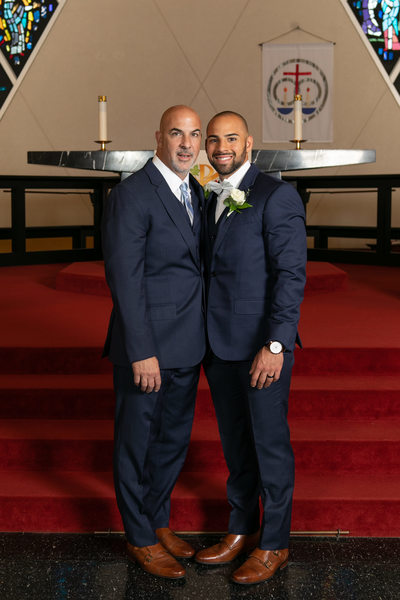 Father and Son: Wedding Portraits