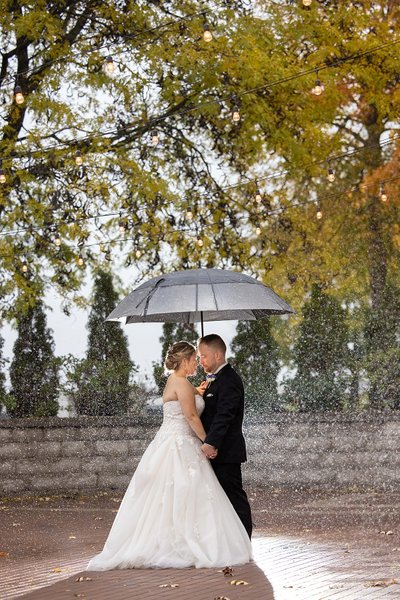 Rain: Wedding Photo