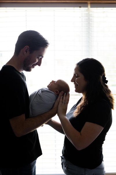 Happy Family : In Home Newborn Photos