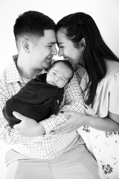 Family with New Baby : Kenosha Newborn Studio