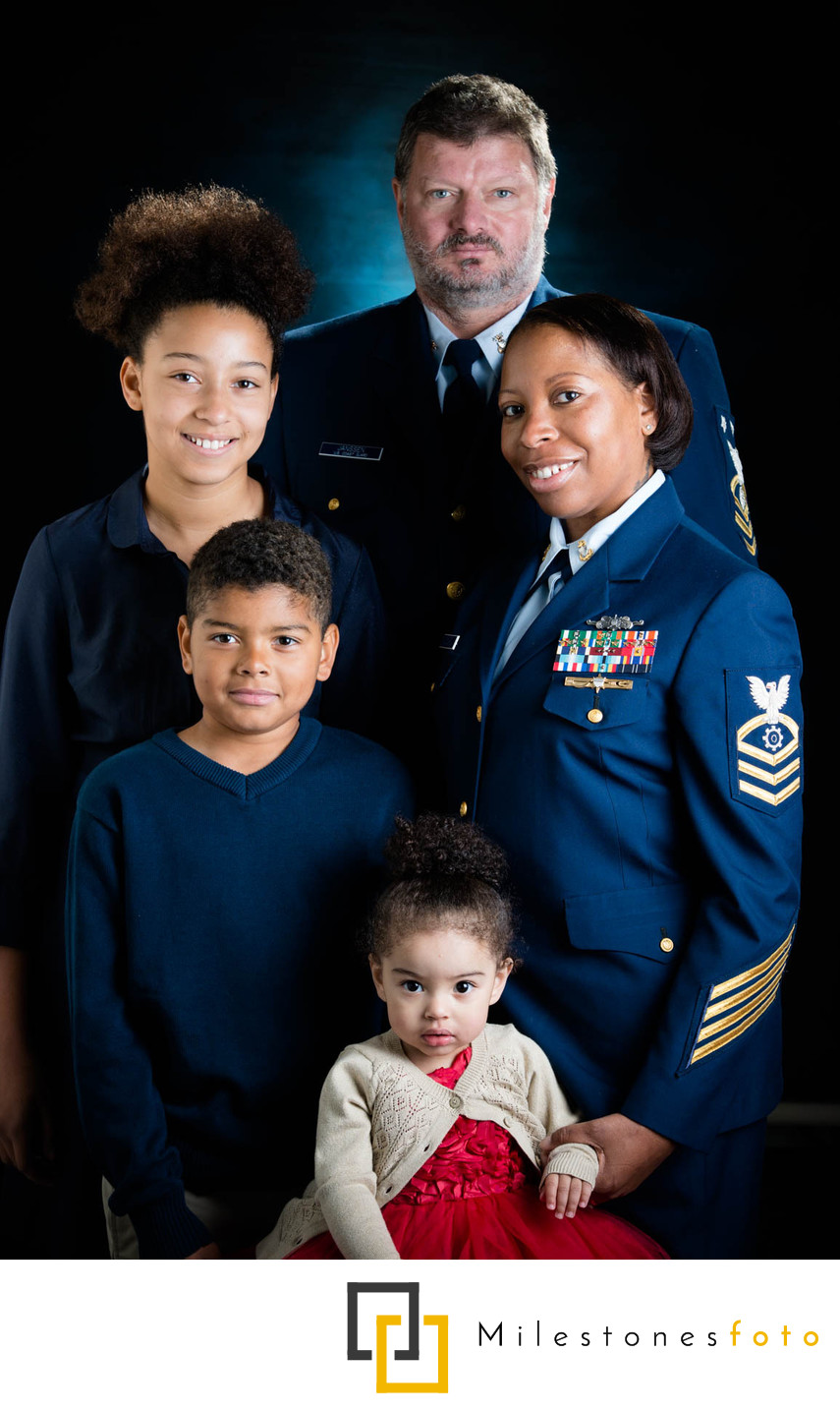 Military Family Portrait