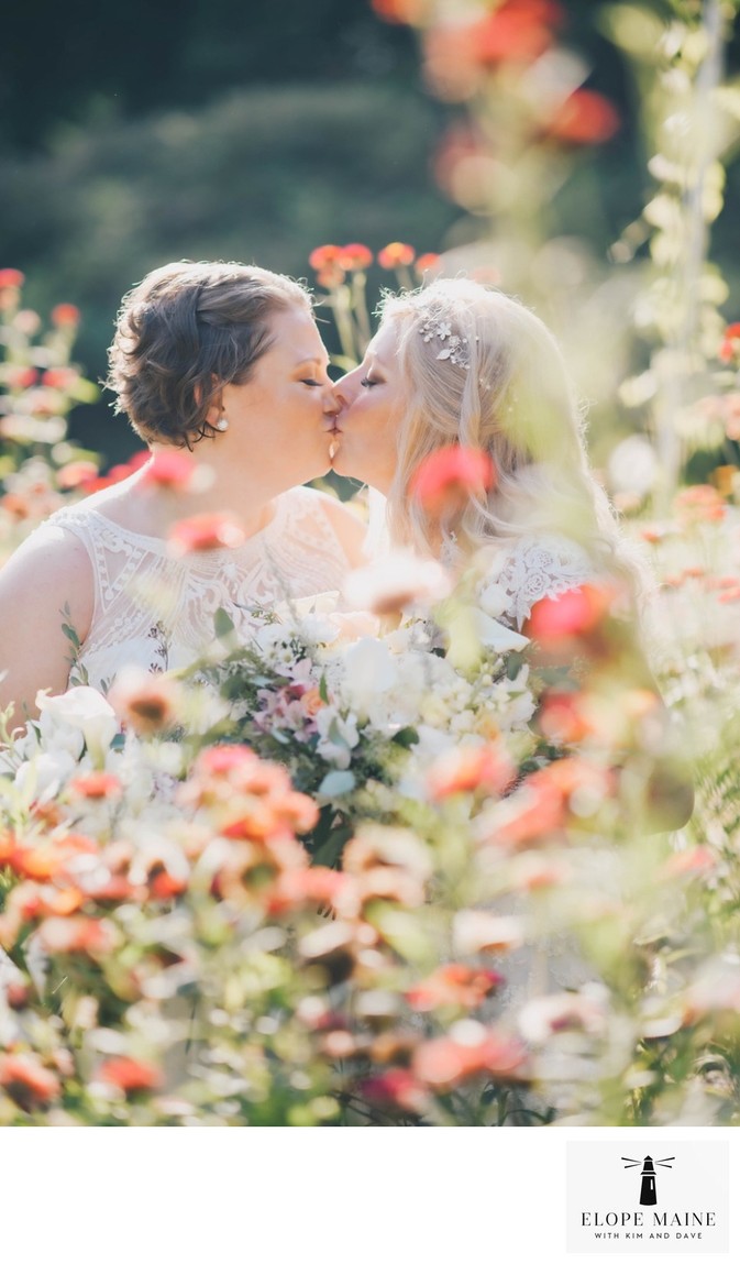 Same sex elopements in Maine with Elope Maine