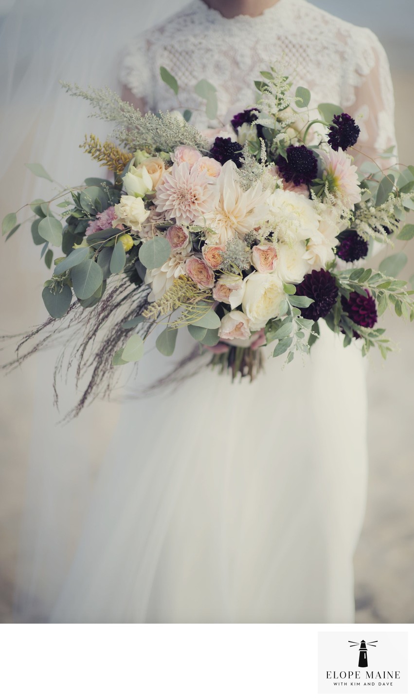 Elope in Maine with us and get a complimentary bouquet