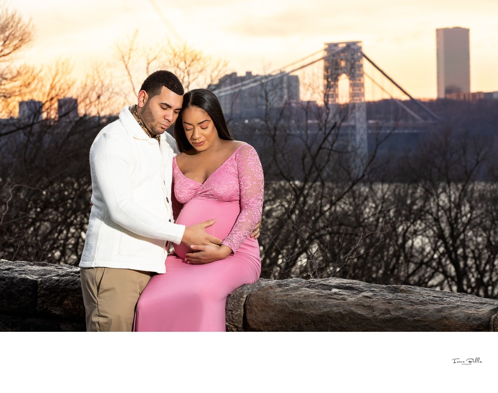 NYC Sunset Maternity Photo