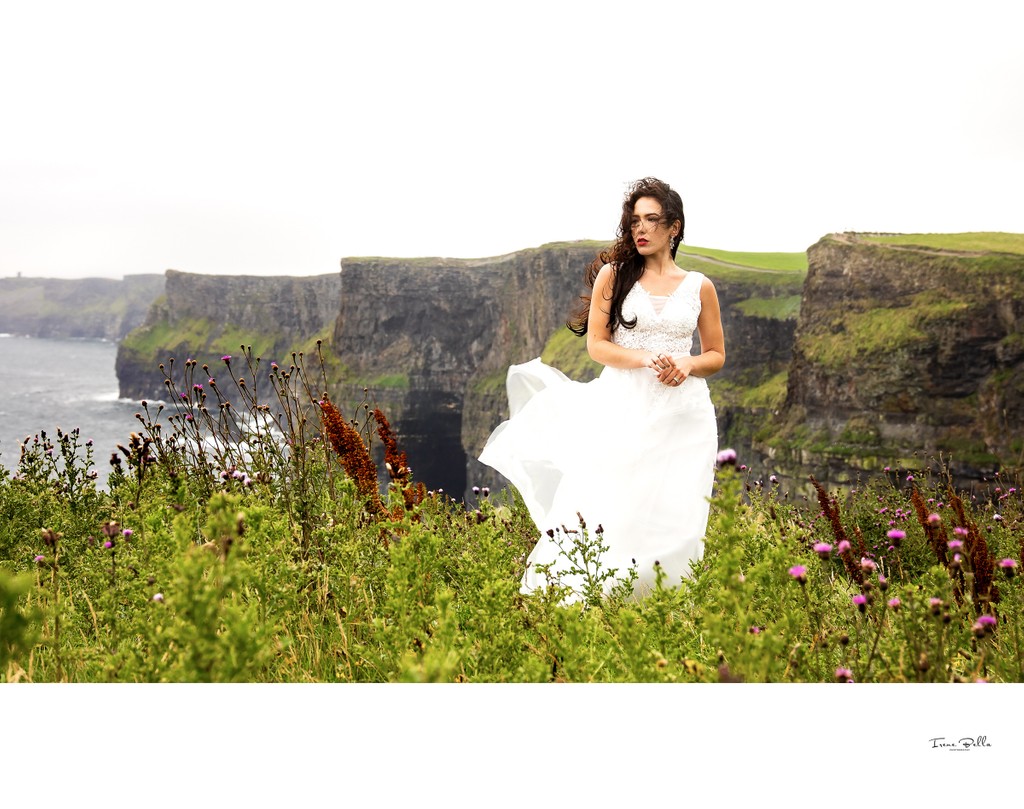 Cliffs Of Moher Bridal Photo