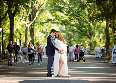 Central Park Couples Maternity Photos