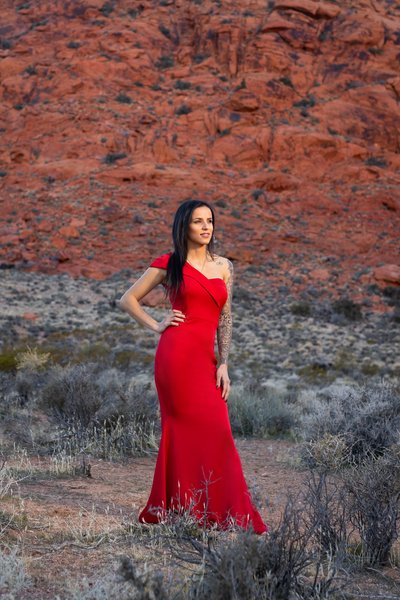 Red Rock Vegas Glamour Photo