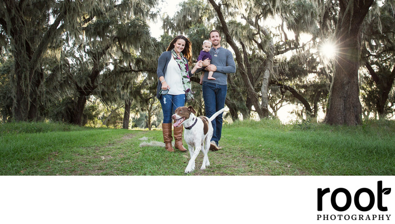 Family Session in Winter Garden