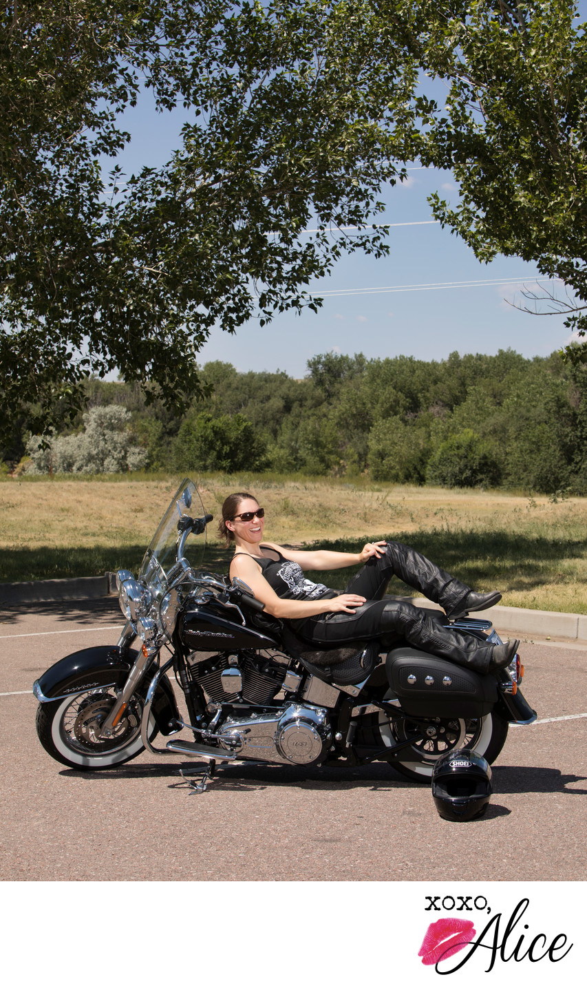 strong women ride motorcycles portraits for your biz