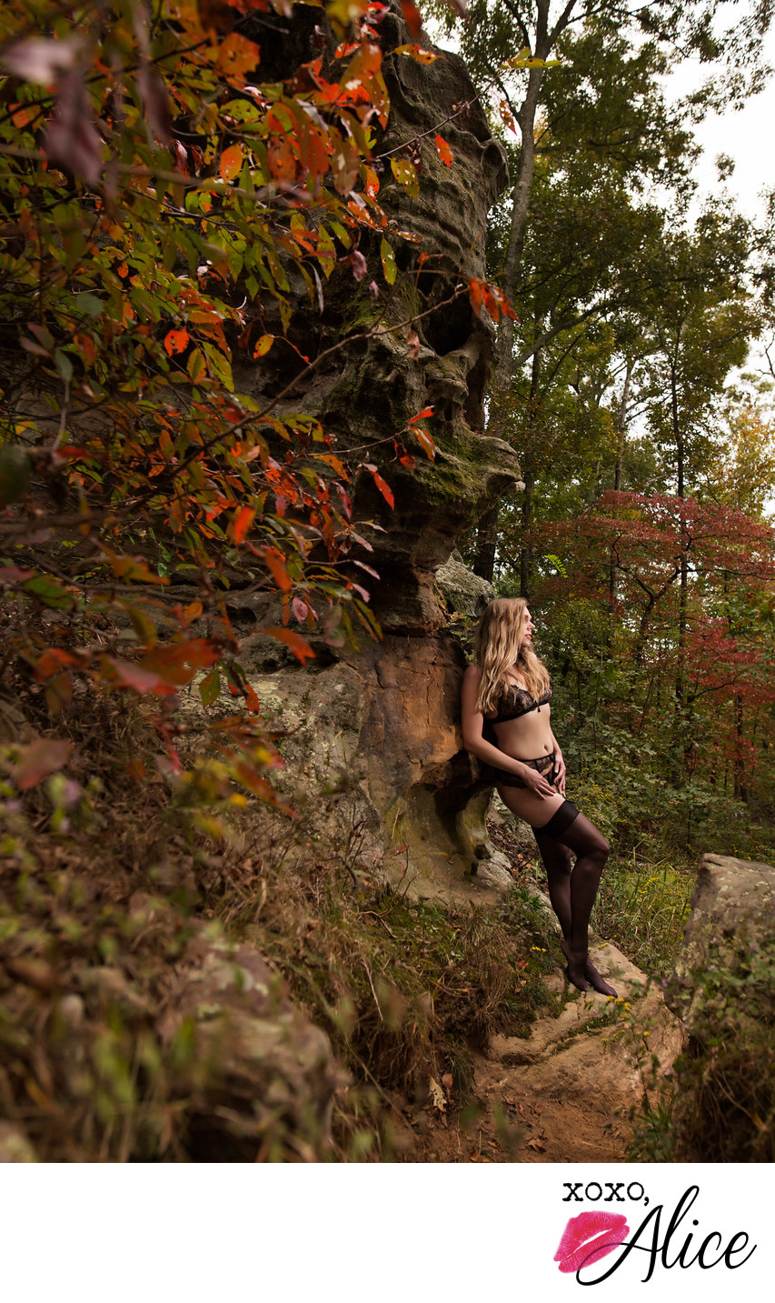 sexy in nature with xoxo alice fall leaves and colors