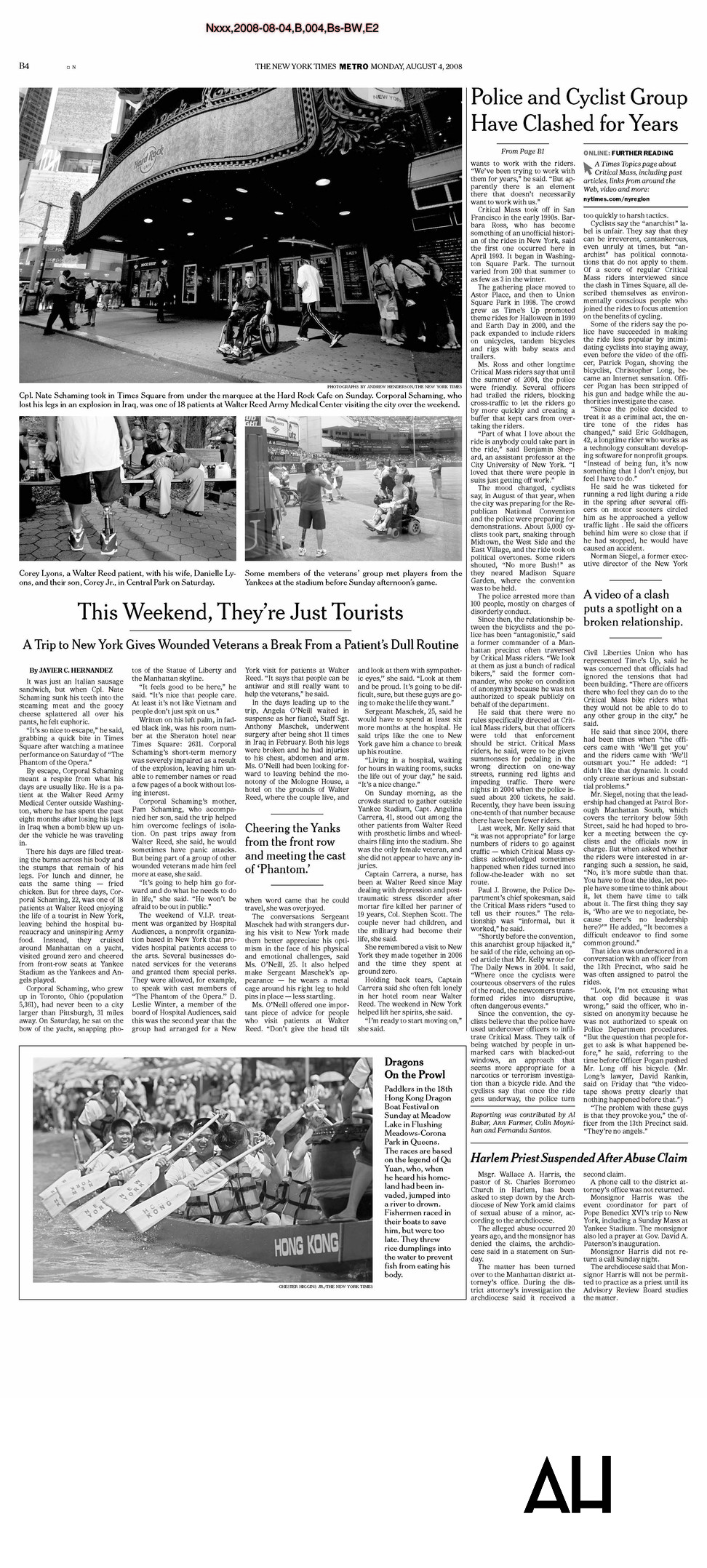 NY Times Tearsheet