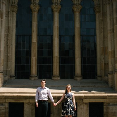 Engagement Photos at Yale University
