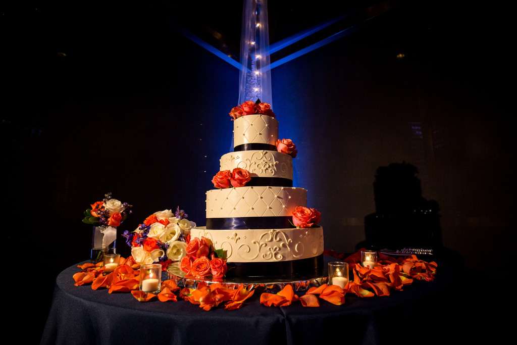 fun wedding cake - phoenix wedding photographer