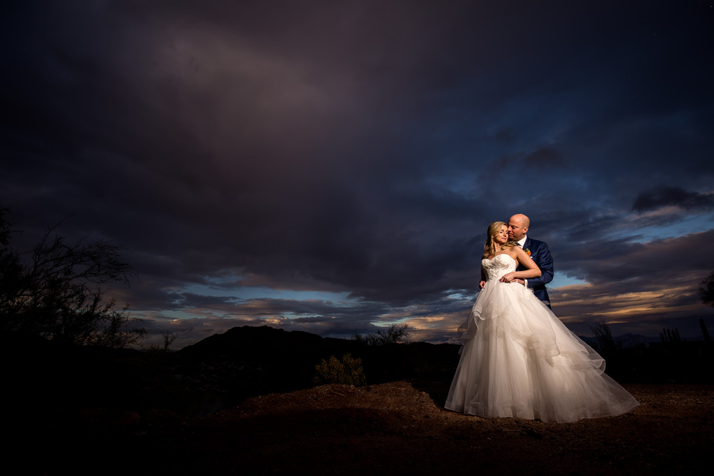 Best Scottsdale Wedding Photographer - Sunset Photo