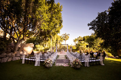 garden wedding at The Phoenician - Scottsdale Arizona