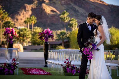 wedding at Mountain Shadows Paradise Valley Arizona