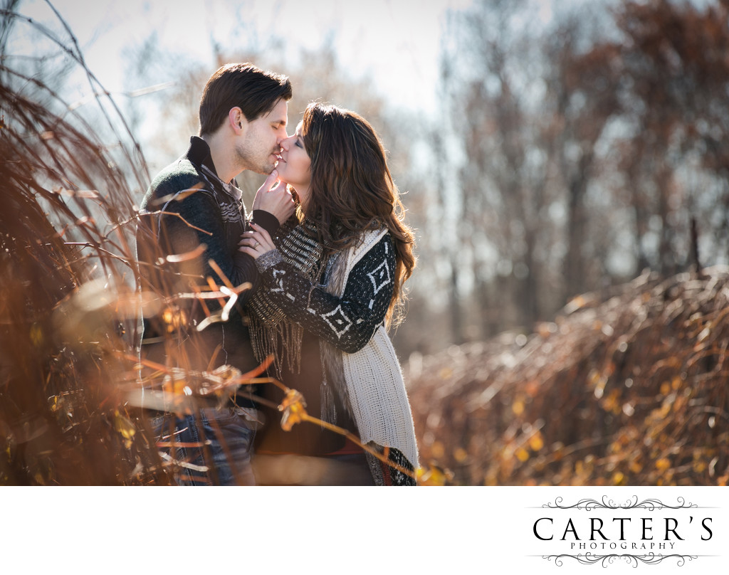 Crisp cool early morning engagement session 