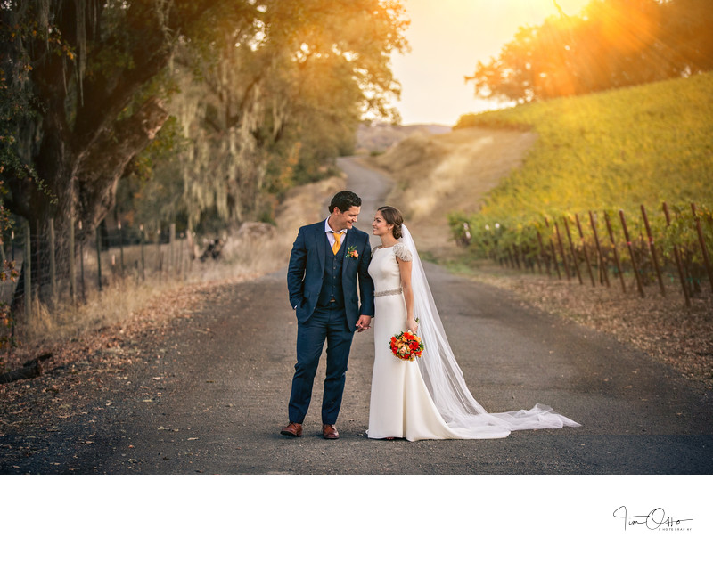 Brutocao Vineyards Bride and Groom Moment