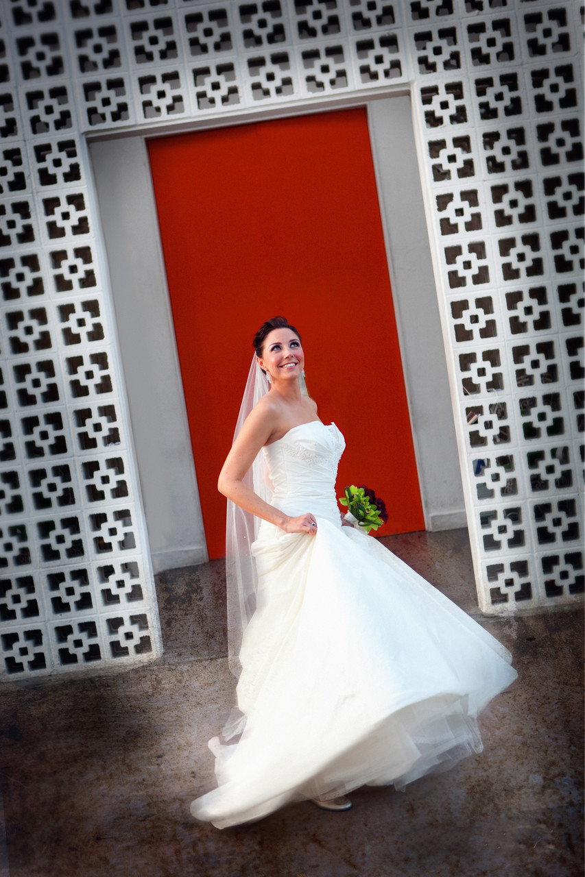 Bride Twirl at The Parker in Palm Springs