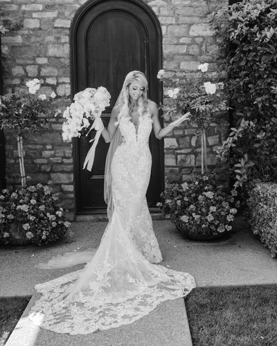 Bride at a private estate 