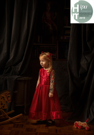 Little Girl in a Red Dress