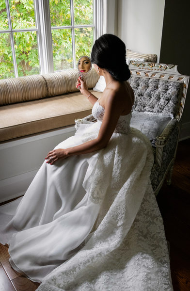 Reem Acra Wedding Gown