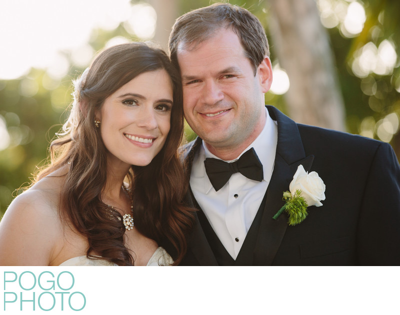 Relaxed Portrait of the Bride and Groom After Ceremony