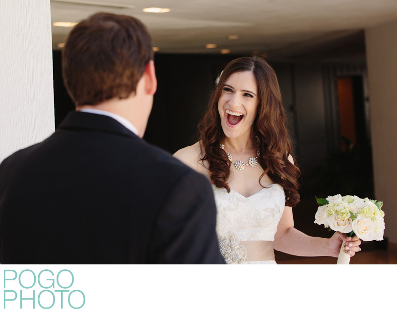 Bride's Ecstatic Reaction at South Florida First Look