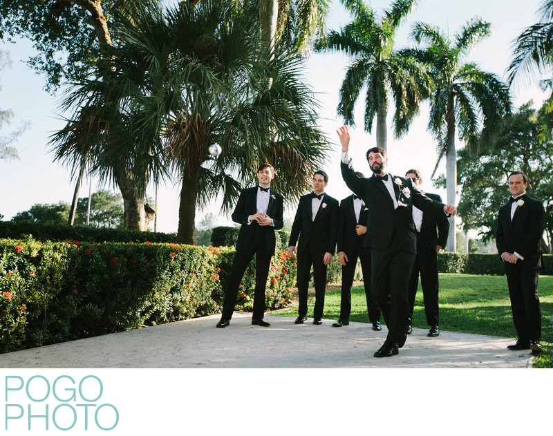 Biltmore Coral Gables Wedding Prep Groom Plays Bocci