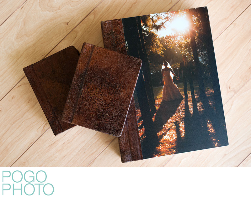 Pogo Photo Leather Signature Album & Two Parent Albums