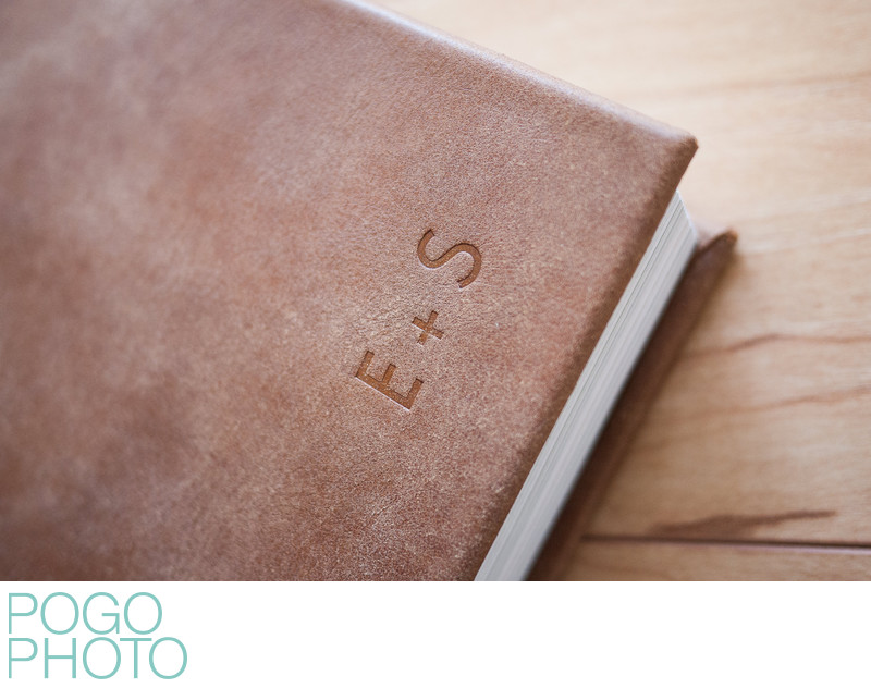 Pogo Photo Art Book with Blind Embossed Cover Initials