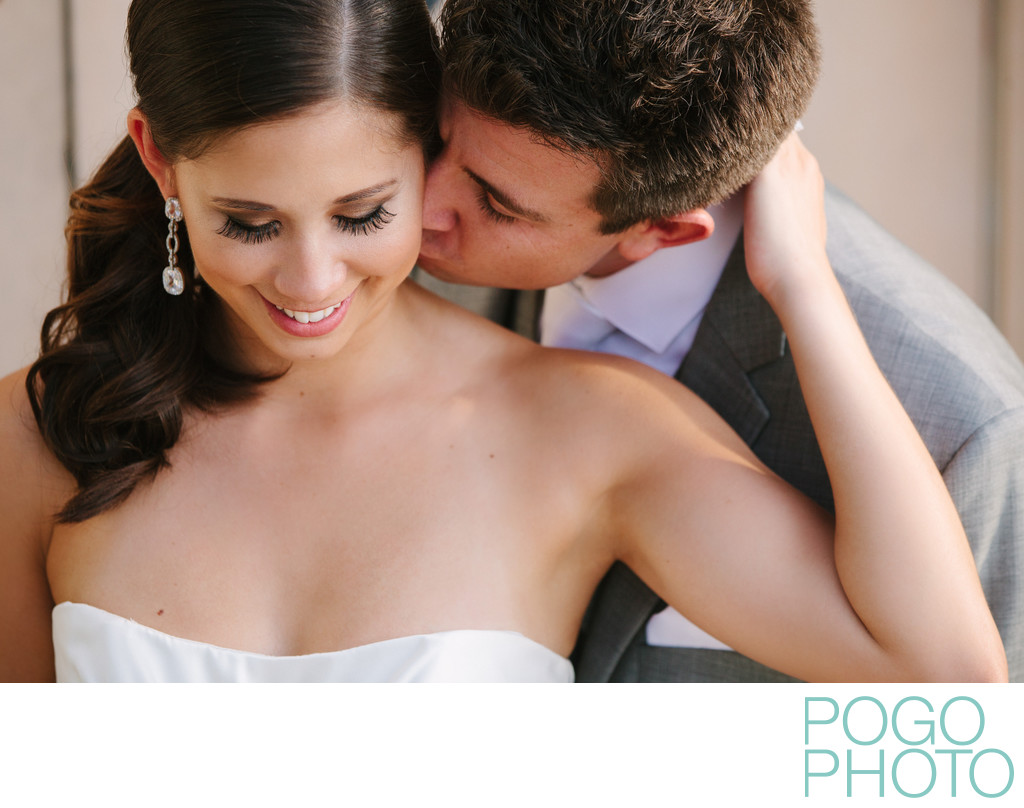 Tender Kiss from Groom at The Addison, Boca Raton FL