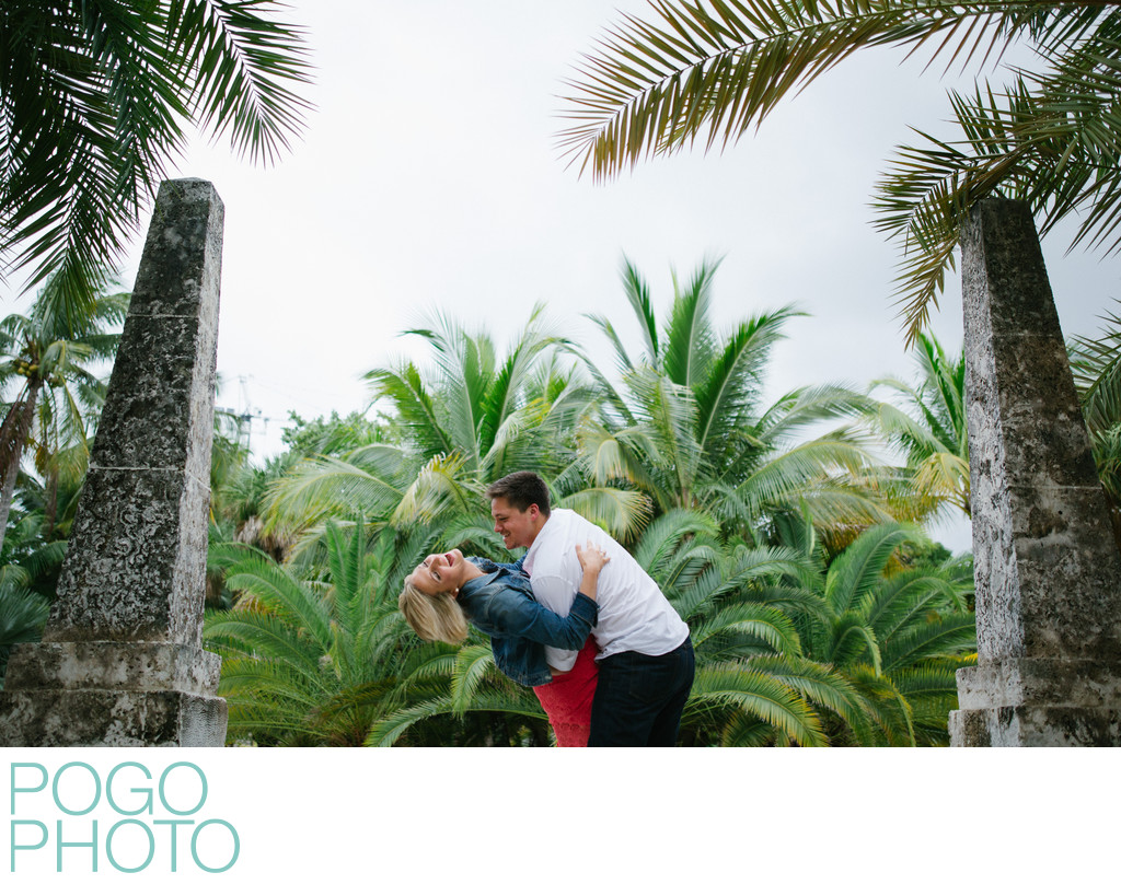 Bonnet House Engagement Photography in Fort Lauderdale