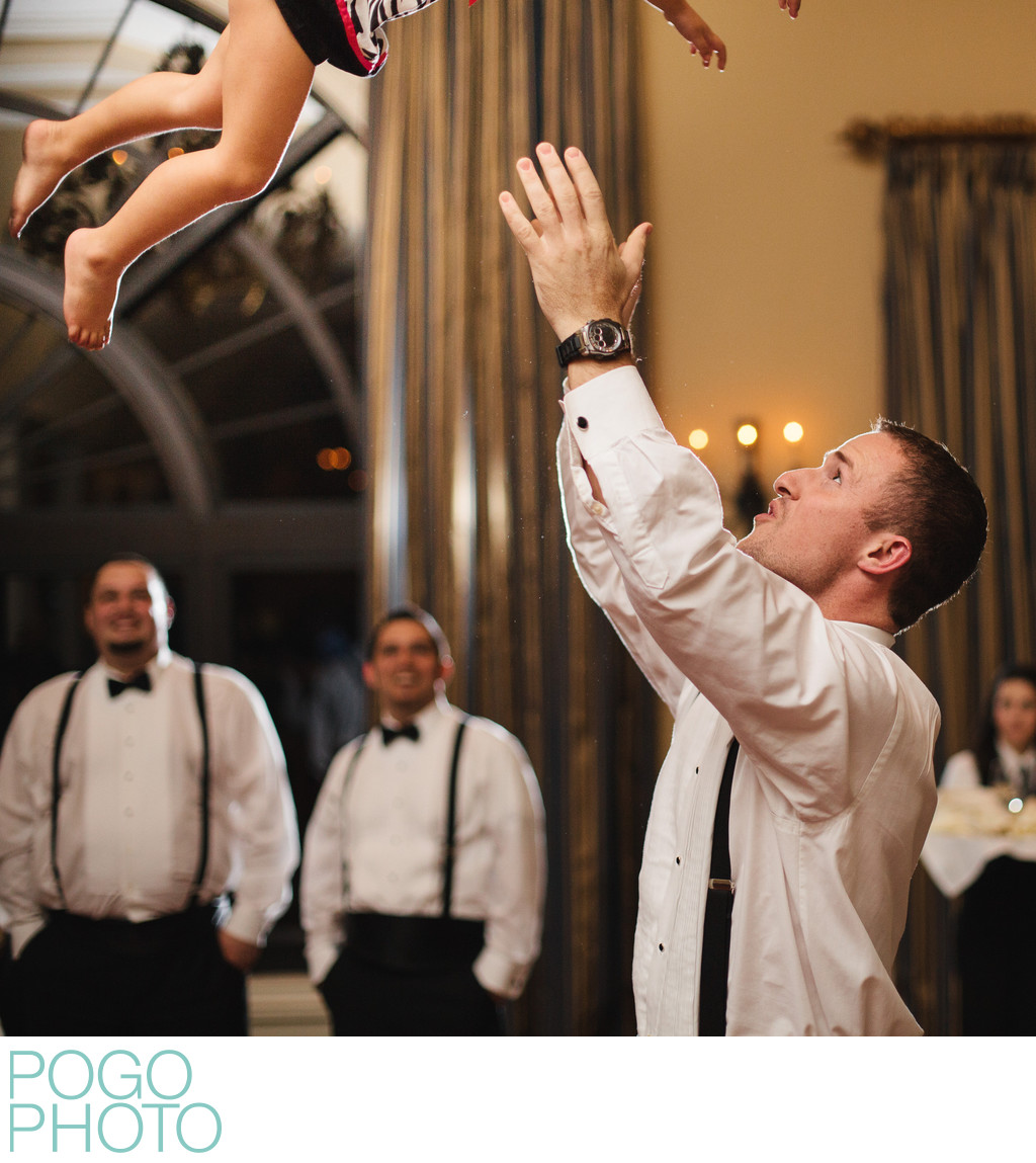 Funny Daddy Daughter Dance Photo at Jupiter FL Wedding