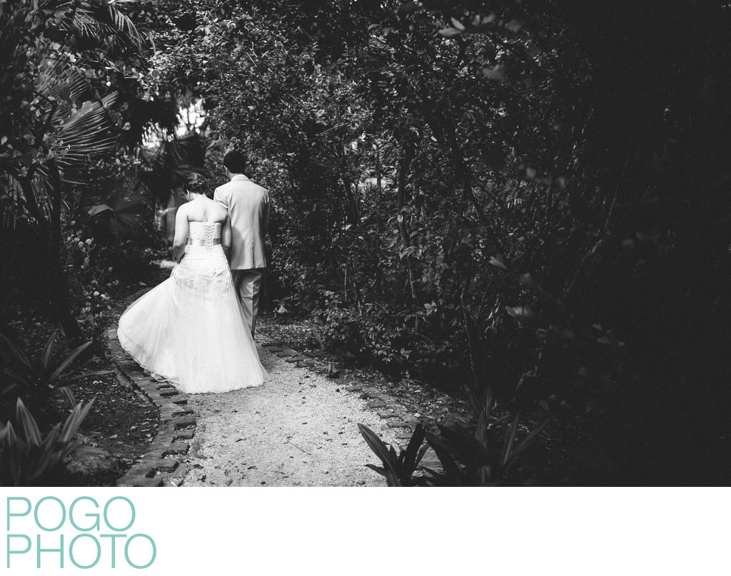 Secret Garden Pathway Leads Couple to Private Ceremony