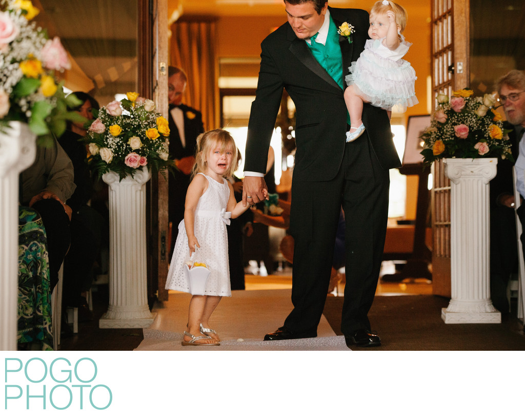 Terrified Flower Girl Has Aisle Meltdown, The Breakers