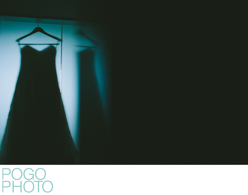 Abstract Wedding Dress Silhouette Image at Eden Roc