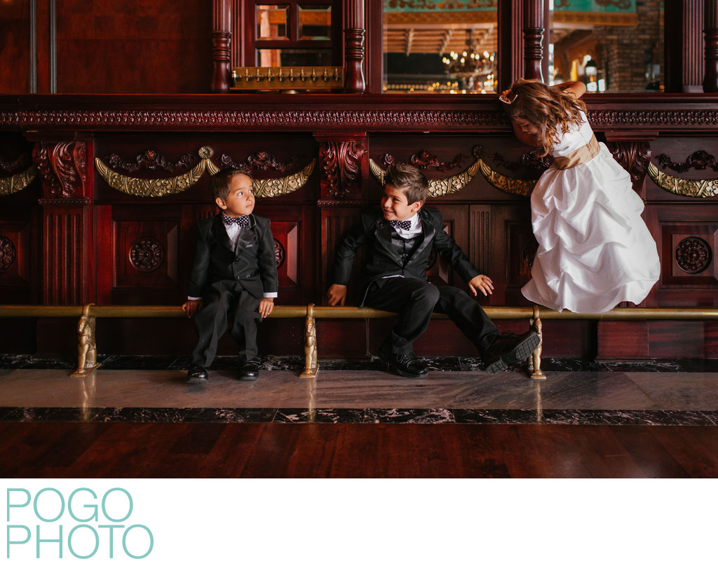 Cruz Building Hosts Cute Ring Bearers and Flower Girl