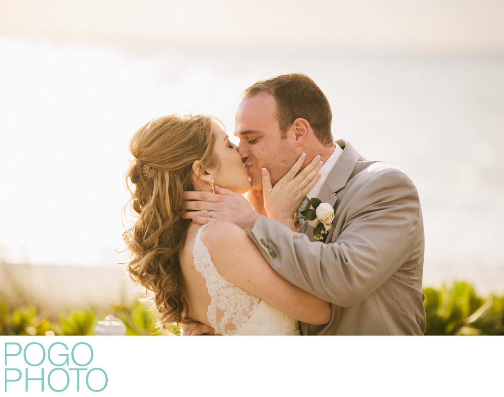 Naples Wedding Photographers Capture Perfect First Kiss